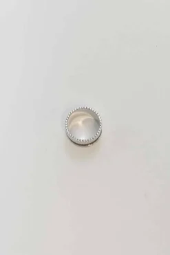 Black PVD and 18k white gold Quatre Black Edition large ring