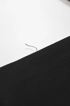 Black rayon-blend tie-waist straight-leg tailored trousers