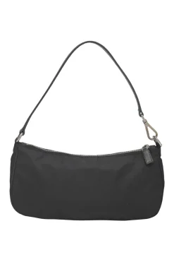 Black Re-nylon canvas Tessuto mini shoulder bag