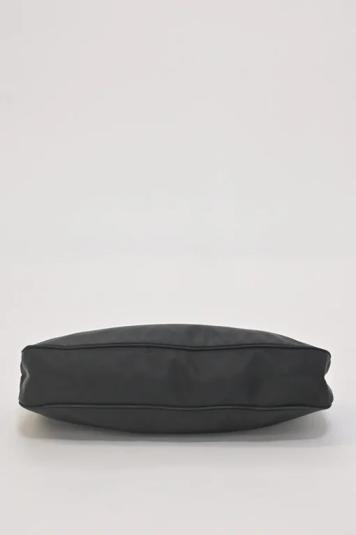 Black Re-nylon canvas Tessuto mini shoulder bag