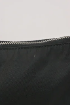 Black Re-nylon canvas Tessuto mini shoulder bag