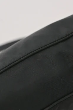 Black Re-nylon canvas Tessuto mini shoulder bag