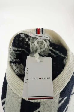 Black two-tone wool-blend oversized houndstooth jacquard knit gilet