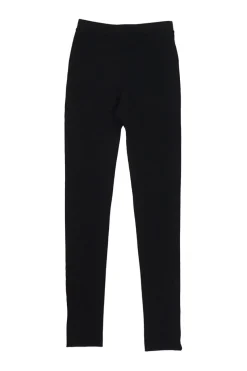 Black viscose-blend Cork stretch pull-on high-rise ankle zip leggings