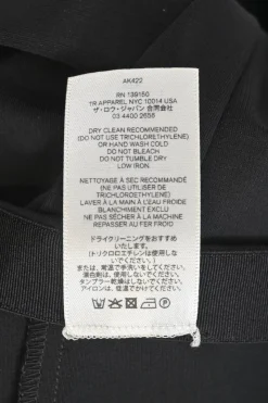 Black viscose-blend pull-on high-rise cropped leg skinny slacks