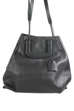 Black Wednesday Trapezoid Tote Bag with detachable single zipped pocket