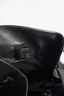 Black Wednesday Trapezoid Tote Bag with detachable single zipped pocket