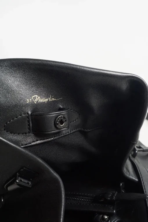 Black Wednesday Trapezoid Tote Bag with detachable single zipped pocket