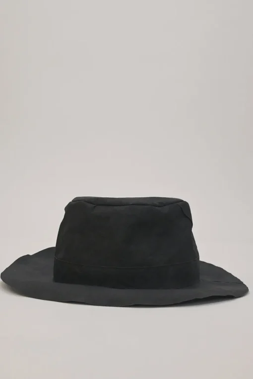 Black wool felt fedora