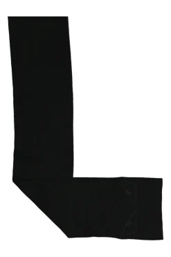 Black wool fleece Monster Eyes scarf