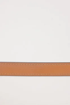 Bleu Saphir box calfskin leather Double Tour bracelet with gold-finish metallic Kelly closure