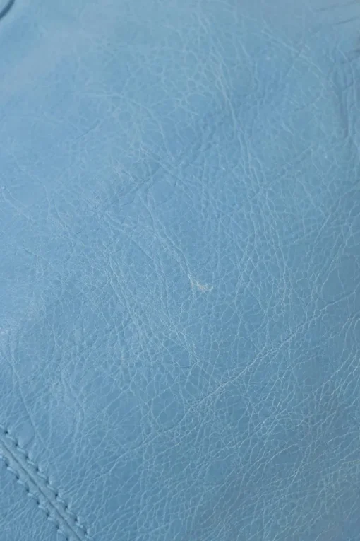 Blue aged calfskin City Bag