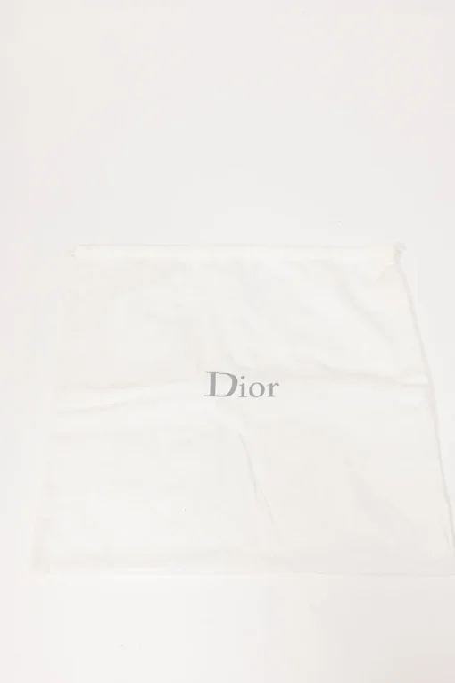 Blue leather Diorama flap bag with silver-finish metallic hardware