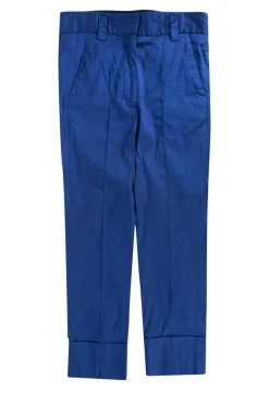 Blue shimmery pants