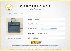 Blue Togo leather Birkin 35 Blue Jean with palladium-plated hardware