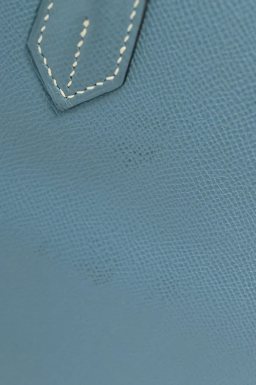 Blue Togo leather Birkin 35 Blue Jean with palladium-plated hardware