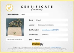 Blush matelassé calfskin mini pearl chain flap bag