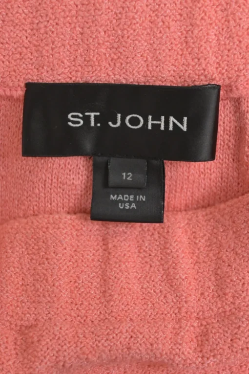 Blush metallic bouclé knit single breasted portrait collar crop tailored jacket and pencil skirt suit set