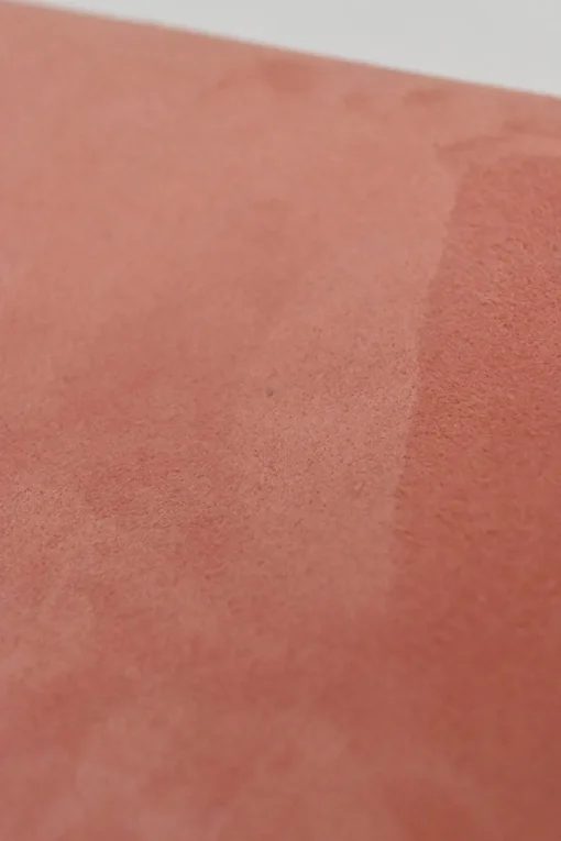 Blush suede envelope clutch