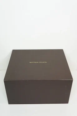Bottega Veneta red and beige Piazza leather handbag