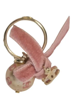 Bow-embellished gold-tone metal and resin Coco Mark faux pearl bijoux fantasie cocktail ring