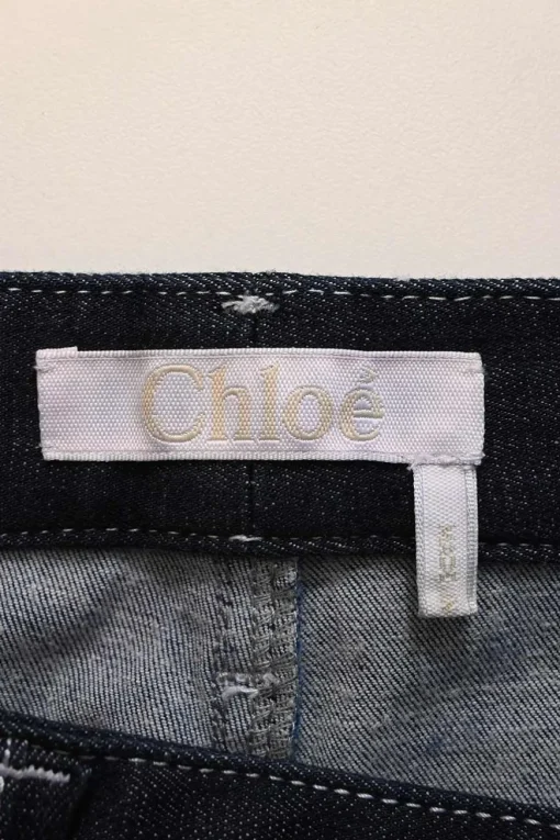 Boyish blue indigo cotton-blend horse jacquard denim skinny pants