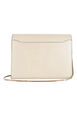 Boyy grey buckle travel case shoulder bag with gold tone hardware