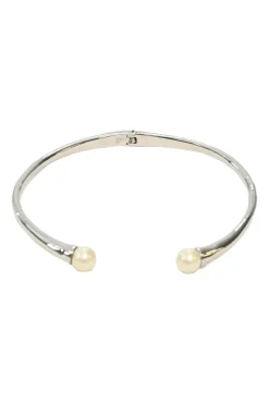 Brooks Brothers White Pearls Imitation Rhodium Plated Choker