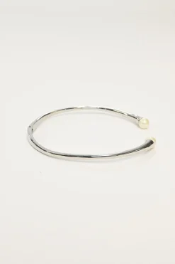 Brooks Brothers White Pearls Imitation Rhodium Plated Choker