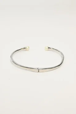 Brooks Brothers White Pearls Imitation Rhodium Plated Choker