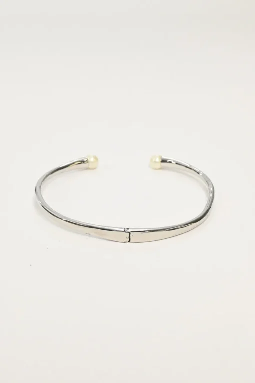 Brooks Brothers White Pearls Imitation Rhodium Plated Choker