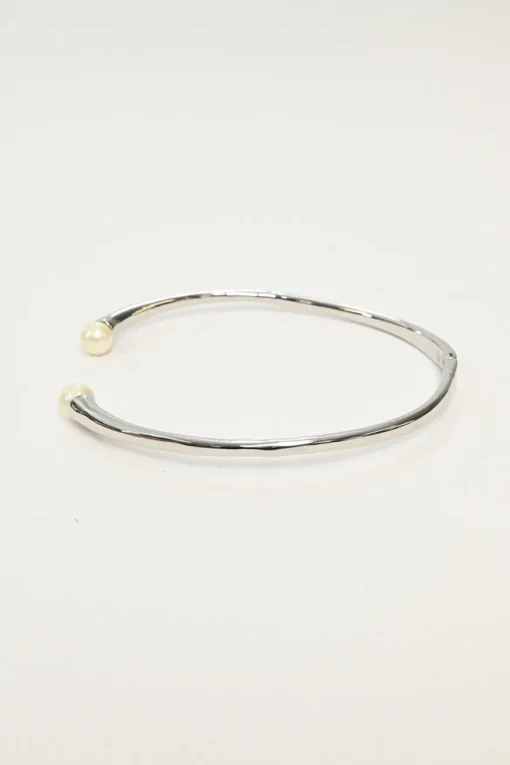 Brooks Brothers White Pearls Imitation Rhodium Plated Choker