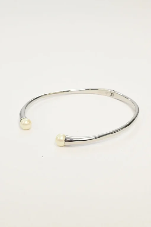 Brooks Brothers White Pearls Imitation Rhodium Plated Choker