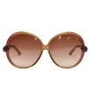 Brown acetate gradient oversized Nicole TF0164 sunglasses