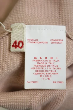 Brown and pink pima cotton-blend fully-fashioned intarsia cardigan featuring graphic check motif