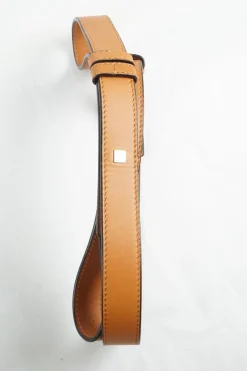 Brown Calfskin Crochet 'Hammock' shoulder bag