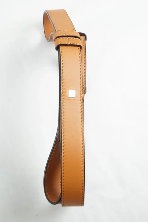 Brown Calfskin Crochet 'Hammock' shoulder bag