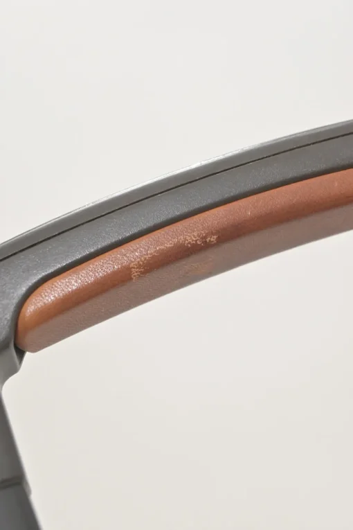 Brown coated monogram canvas and leather Pegase 60 roller