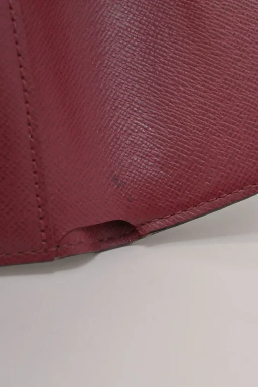 Brown coated monogram canvas Victorine envelope bi-fold wallet