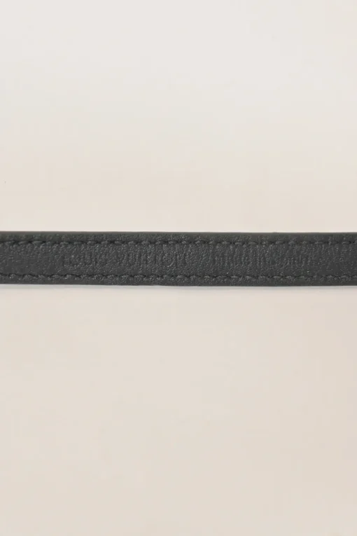 Brown coated monogram canvas and leather Fasten Your LV buckle bracelet