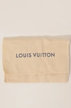 Brown coated monogram canvas and leather Fasten Your LV buckle bracelet