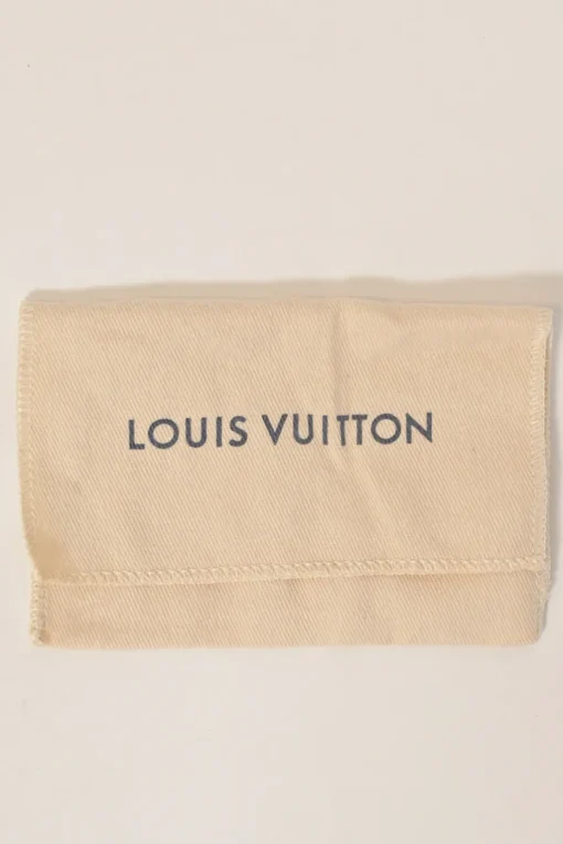Brown coated monogram canvas and leather Fasten Your LV buckle bracelet