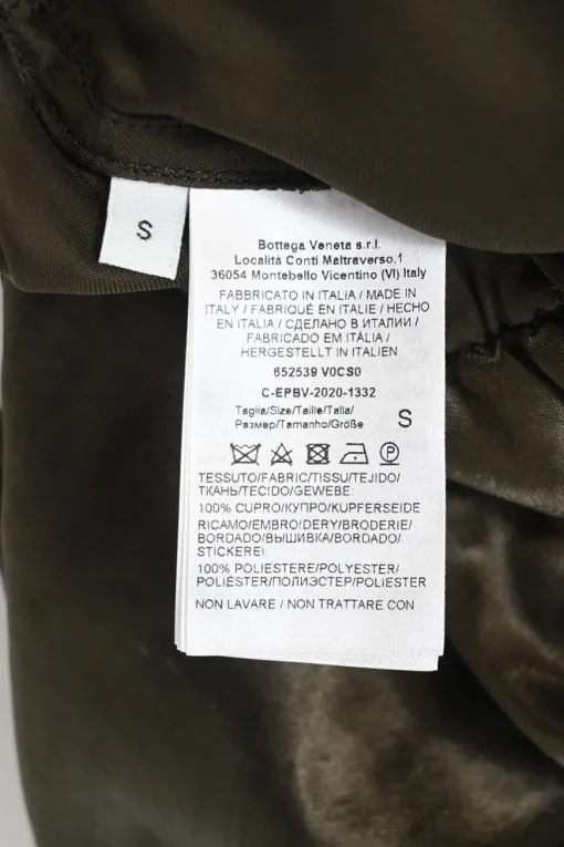 Brown cupro satin pull-on wide-leg shorts