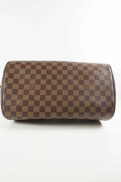 Brown Damier Ebene Ribera MM Top Handle Bag