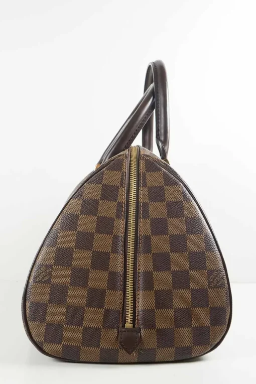 Brown Damier Ebene Ribera MM Top Handle Bag
