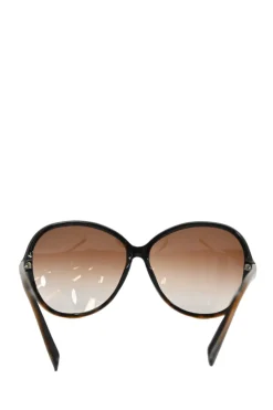 Brown gradient acetate oversized Cabaret round-eye sunglasses