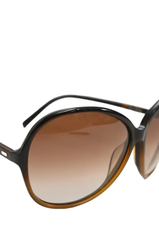 Brown gradient acetate oversized Cabaret round-eye sunglasses