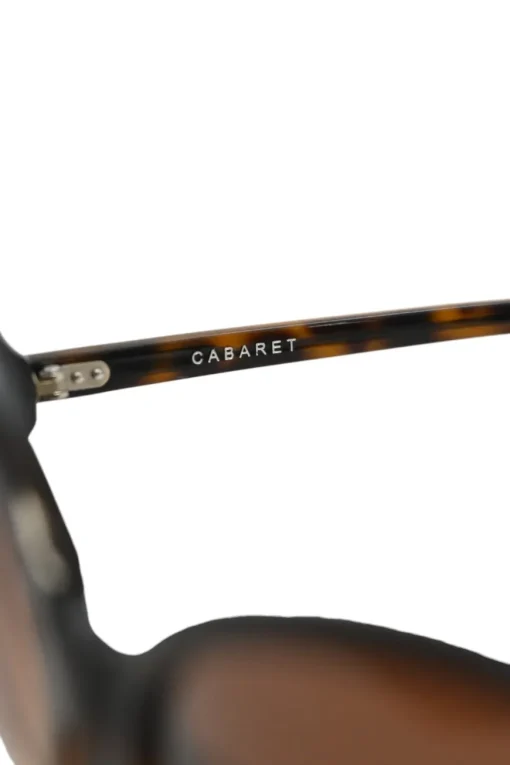 Brown gradient acetate oversized Cabaret round-eye sunglasses