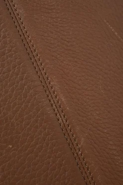 Brown grained leather Pilgrim de Jour satchel