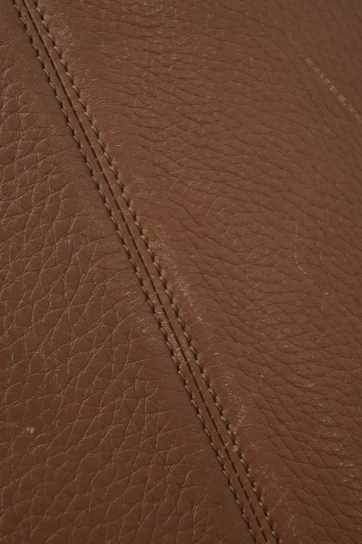 Brown grained leather Pilgrim de Jour satchel